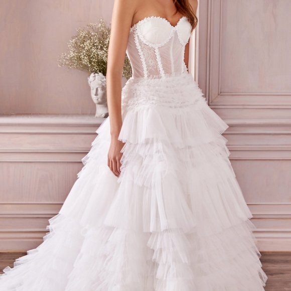 Amelia & Leo Dresses & Skirts - Wedding Bridal White Gown Dress A-Line Tulle 1017